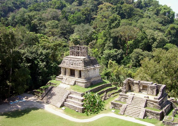 Palenque, Temple of the Sun. Chiapas, Mexico