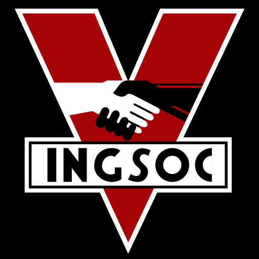 Ingsoc logo based on Orwell